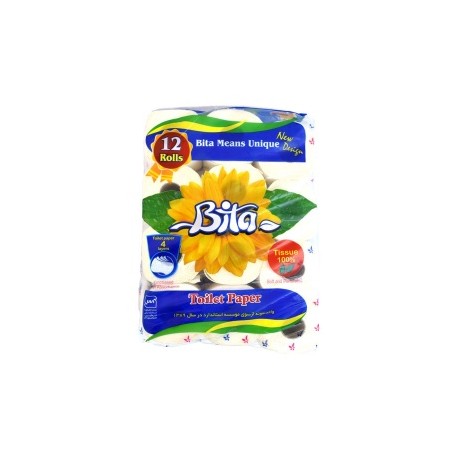 دستمال رولی 2 قلو 4 لایه بیتا