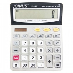 ماشین حساب جوینوس مدل JS-862 | نقره ای | سرویس ویژه 7 روز تضمین بازگشت