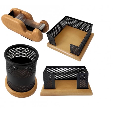 ست لوازم اداری رومیزی وافر کد 04 مجموعه 4 عددی