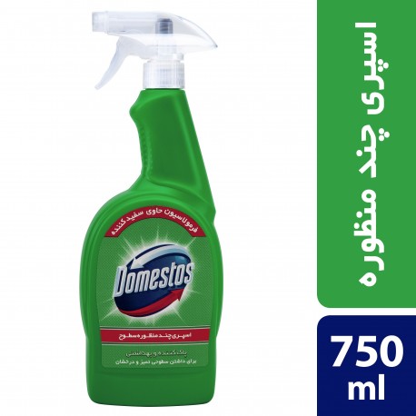 اسپری چندمنظوره سطوح دامستوس مدل Green حجم 750 میلی لیتر کارتن 12 عددی