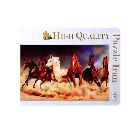 پازل 1000 تکه ایران پازل طرح اسب های صحرا