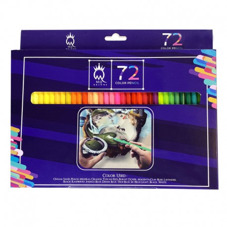 مداد رنگی 72 رنگ ام کیو کد 00072G
