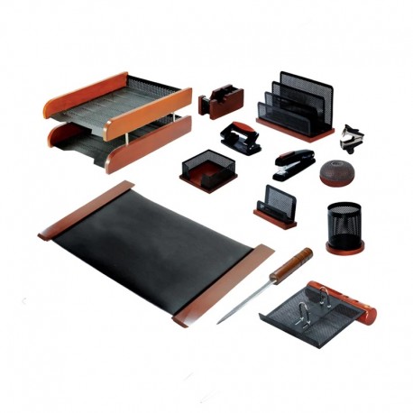 ست لوازم اداری رومیزی مدل STW-13A مجموعه 13 عددی