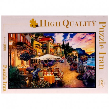 پازل 1000 هزار تکه ایران پازل طرح کافه ساحل 